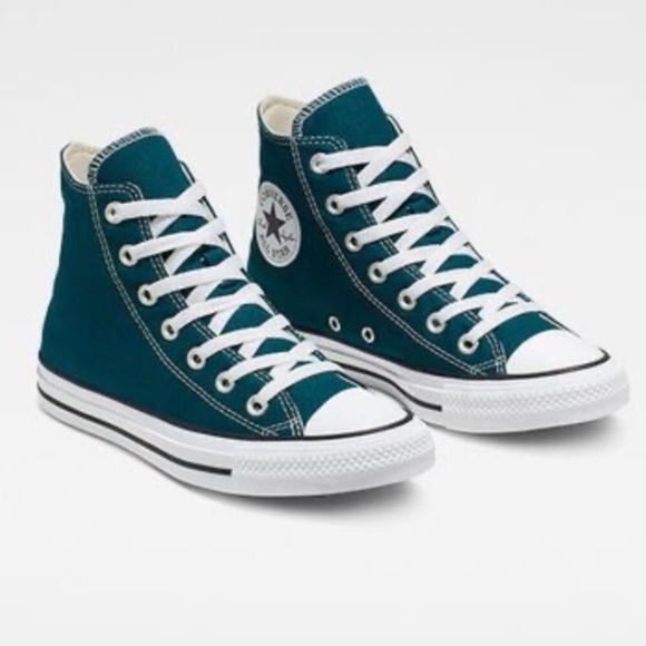 Converse Shoes - Converse Chuck Taylor Teal High Top Sneakers